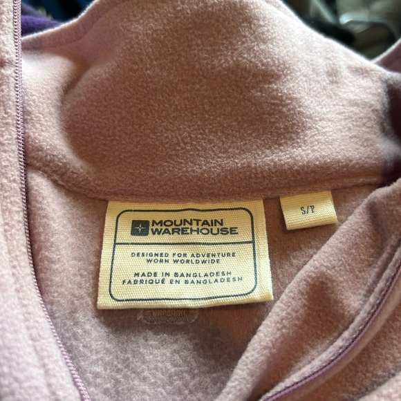 Mountain Warehouse Fleece Quarter Zip - Pink & Black - Picture 2 of 4